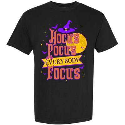 Funny Halloween Teacher Everybody Focus Garment-Dyed Heavyweight T-Shirt
