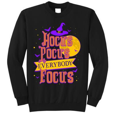 Funny Halloween Teacher Everybody Focus Sweatshirt