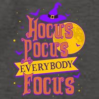 Funny Halloween Teacher Everybody Focus Vector Backpack