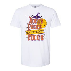 Funny Halloween Teacher Everybody Focus Softstyle® CVC T-Shirt