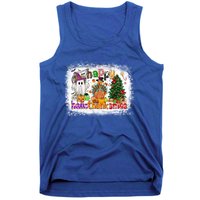 Funny Halloween Thanksgiving Christmas Happy Hallothanksmas Gift Tank Top