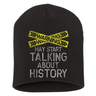 Funny History T, History Lover , History Buff Short Acrylic Beanie