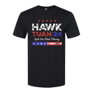 Funny Hawk Tuah 24 Spit On That Thang Softstyle CVC T-Shirt