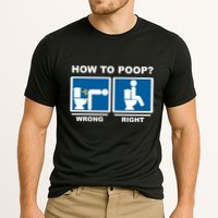 Funny How To Poop Pooping Position Performance Shirt