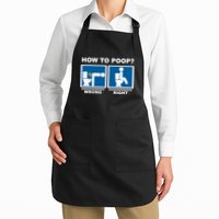 Funny How To Poop Pooping Position Apron