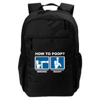 Funny How To Poop Pooping Position Backpack
