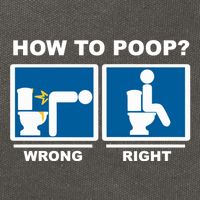 Funny How To Poop Pooping Position Cotton Canvas Backpack