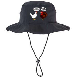 Funny Happy Thanksgiving Chicken Vs Turkey Legacy Cool Fit Booney Bucket Hat