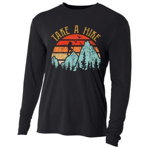 Funny Hiking Take A Hike Women Mountain Hiker Cooling Performance Long Sleeve Crew