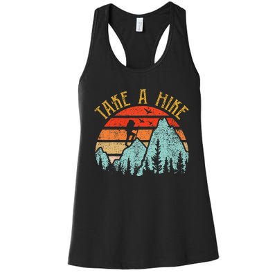 Funny Hiking Take A Hike Women Mountain Hiker Women's Racerback Tank