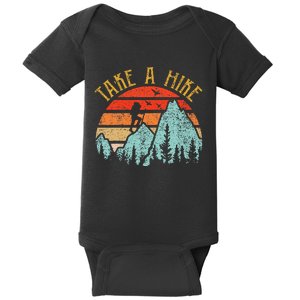 Funny Hiking Take A Hike Women Mountain Hiker Baby Bodysuit