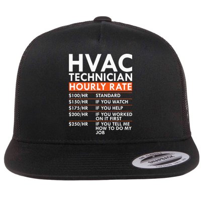Funny Hvac Technician Hourly Rate Hvac Mechanic Labor Rates Flat Bill Trucker Hat