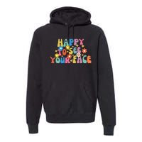 Funny Happy To See Your Face Cute First Day Of School Friend Squad Premium Hoodie