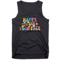 Funny Happy To See Your Face Cute First Day Of School Friend Squad Tank Top