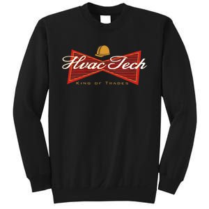 Funny Hvac Tech King Of Trades Sweatshirt