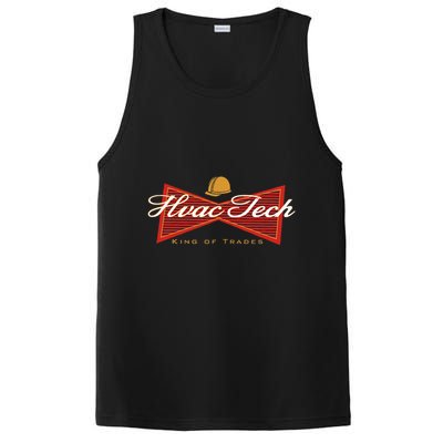 Funny Hvac Tech King Of Trades PosiCharge Competitor Tank
