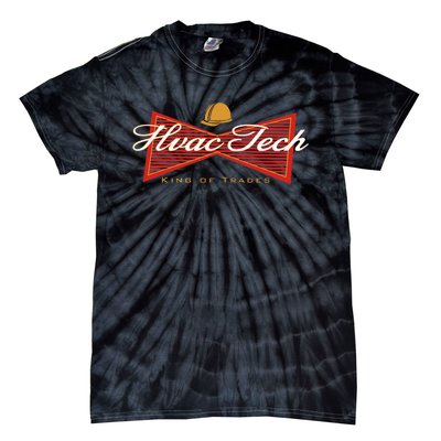 Funny Hvac Tech King Of Trades Tie-Dye T-Shirt