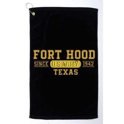 Fort Hood Texas Base Vintage Gifts Platinum Collection Golf Towel