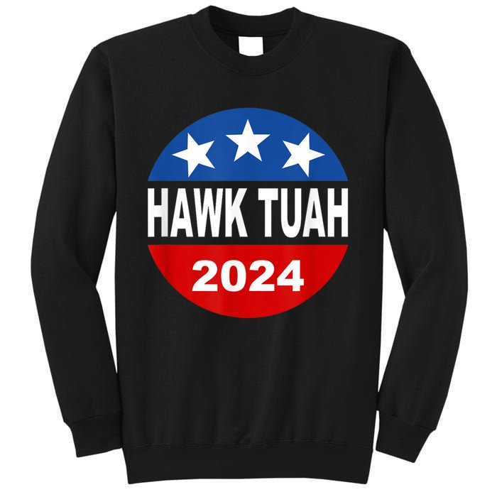 Funny Hawk Tuah 2024 Girl Hawk Tush Spit On That Thang Sweatshirt