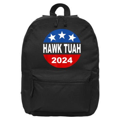 Funny Hawk Tuah 2024 Girl Hawk Tush Spit On That Thang 16 in Basic Backpack