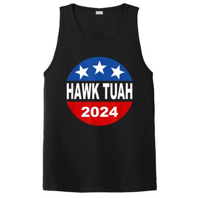 Funny Hawk Tuah 2024 Girl Hawk Tush Spit On That Thang PosiCharge Competitor Tank