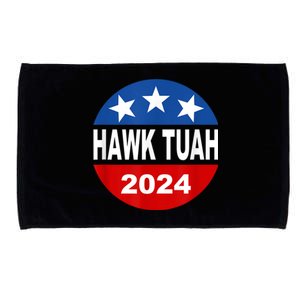 Funny Hawk Tuah 2024 Girl Hawk Tush Spit On That Thang Microfiber Hand Towel