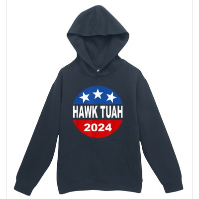 Funny Hawk Tuah 2024 Girl Hawk Tush Spit On That Thang Urban Pullover Hoodie