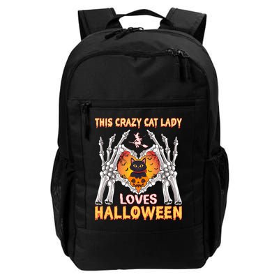 Funny Halloween This Crazy Cat Lady Loves Halloween Backpack