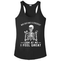 Funny Hvac Tech Ac Repairman Technician Ladies PosiCharge Competitor Racerback Tank