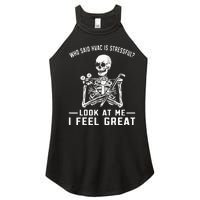 Funny Hvac Tech Ac Repairman Technician Women's Perfect Tri Rocker Tank