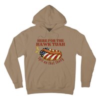 Funny Hawk Tuah Hot Dog Spit On That Thang July 4 Patriotic Hoodie