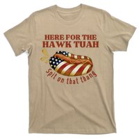 Funny Hawk Tuah Hot Dog Spit On That Thang July 4 Patriotic T-Shirt