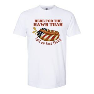 Funny Hawk Tuah Hot Dog Spit On That Thang July 4 Patriotic Softstyle CVC T-Shirt