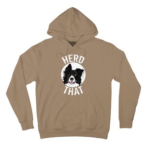 Funny Herd That Border Collie Animal Lover Dog Hoodie