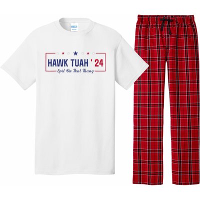 Funny Hawk Tuah 24 Spit On That Thang Pajama Set