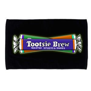 Funny Halloween Tootsie Brew Candy Roasted Spiders And Snakes Microfiber Hand Towel