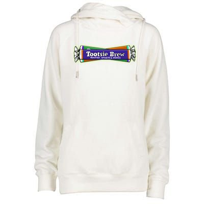 Funny Halloween Tootsie Brew Candy Roasted Spiders And Snakes Womens Funnel Neck Pullover Hood