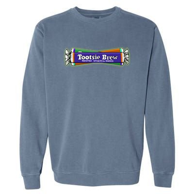 Funny Halloween Tootsie Brew Candy Roasted Spiders And Snakes Garment-Dyed Sweatshirt