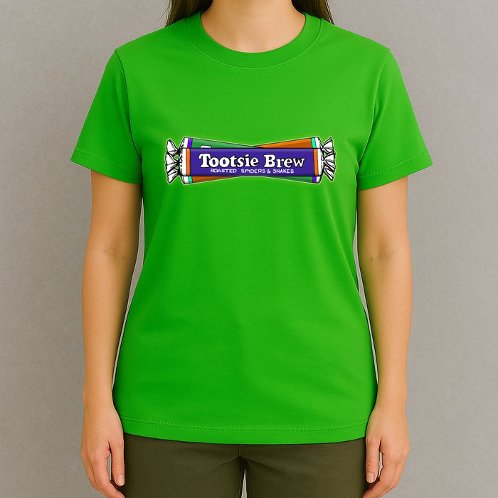 Funny Halloween Tootsie Brew Candy Roasted Spiders And Snakes T-Shirt