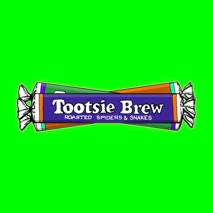Funny Halloween Tootsie Brew Candy Roasted Spiders And Snakes T-Shirt