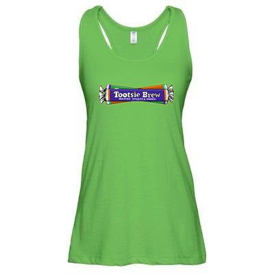 Funny Halloween Tootsie Brew Candy Roasted Spiders And Snakes Ladies Essential Flowy Tank