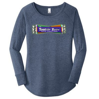 Funny Halloween Tootsie Brew Candy Roasted Spiders And Snakes Women's Perfect Tri Tunic Long Sleeve Shirt