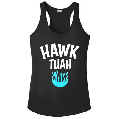 Funny Hawk Tuah Gift Ladies PosiCharge Competitor Racerback Tank