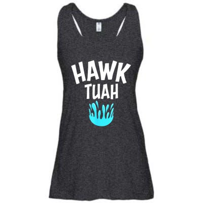 Funny Hawk Tuah Gift Ladies Essential Flowy Tank