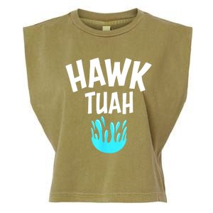 Funny Hawk Tuah Gift Garment-Dyed Women's Muscle Tee