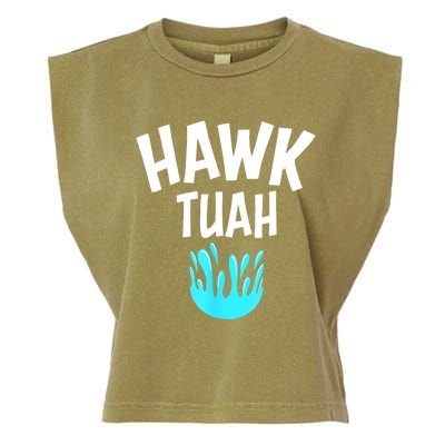 Funny Hawk Tuah Gift Garment-Dyed Women's Muscle Tee