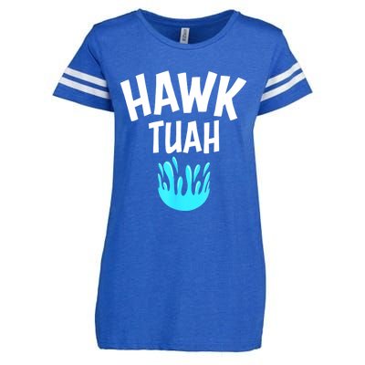 Funny Hawk Tuah Gift Enza Ladies Jersey Football T-Shirt