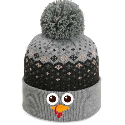 Funny Happy Thanksgiving Turkey Day Boy Girl Gift The Baniff Cuffed Pom Beanie