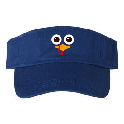 Funny Happy Thanksgiving Turkey Day Boy Girl Gift Valucap Bio-Washed Visor