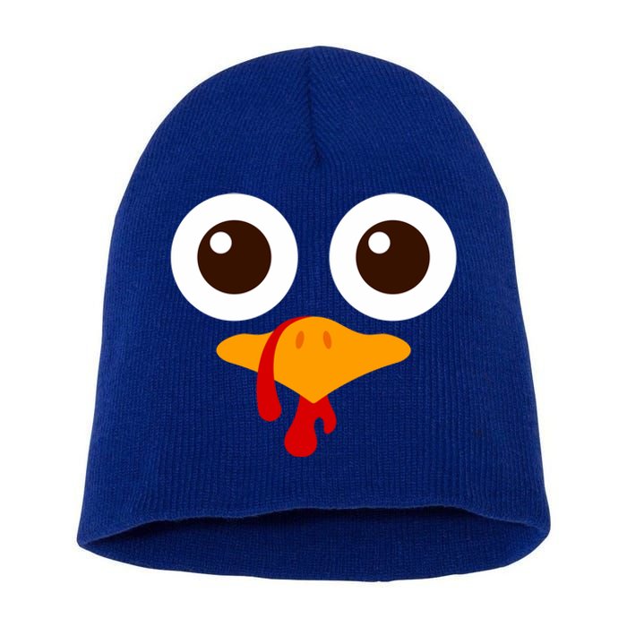 Funny Happy Thanksgiving Turkey Day Boy Girl Gift Short Acrylic Beanie